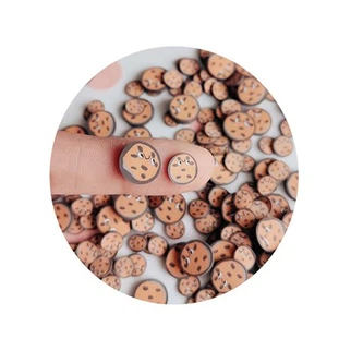 Biscuits cerfs au chocolat en pâte polymère